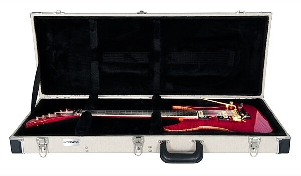 Peavey Vandenberg Electric Guitar (with Case), Purple Flame Maple, Action Position Back