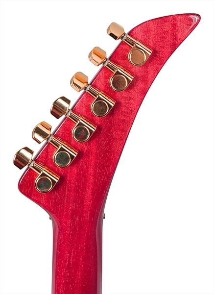 Peavey Vandenberg Electric Guitar (with Case), Purple Flame Maple, Action Position Back