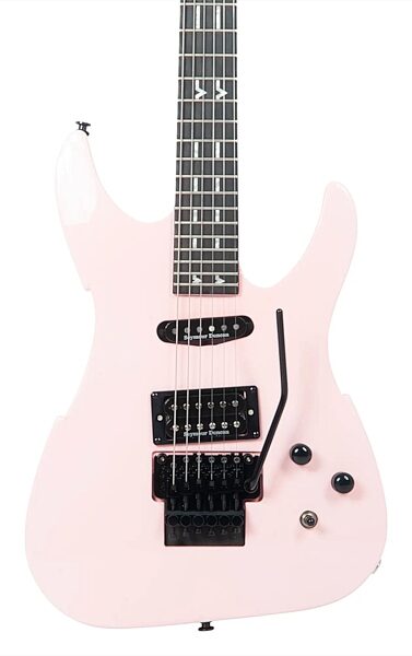 Peavey Vandenberg Signature Series Electric Guitar (with Case), Rock-it Pink, Action Position Back