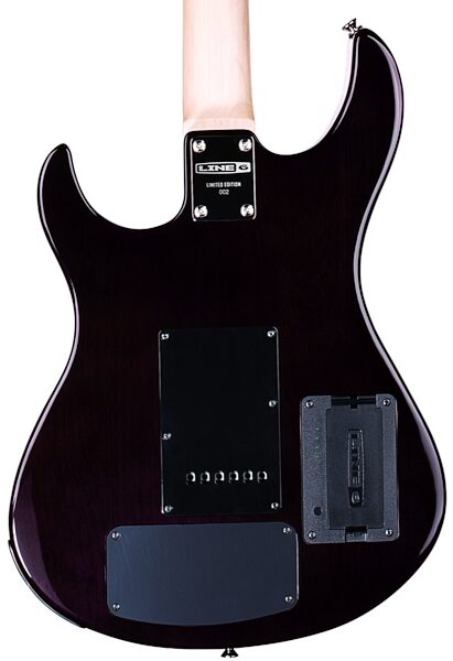 Line 6 Variax Limited Onyx Electric Guitar, Back
