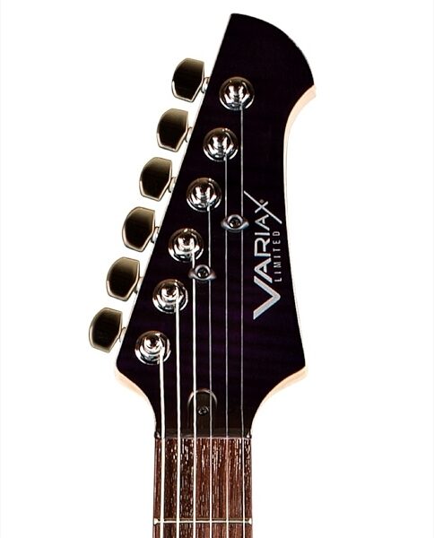 Line 6 Variax Limited Onyx Electric Guitar, Headstock-