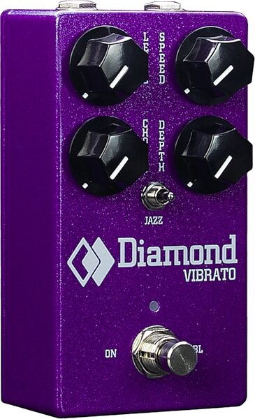 Diamond Analog Vibrato and Chorus Pedal, New, Action Position Back