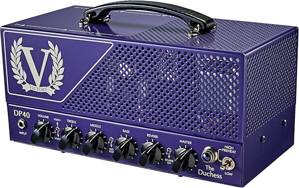 Victory DP40 Danish Pete Signature Duchess 40 Guitar Amplifier Head (40 Watts), New, Action Position Back