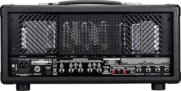 Victory V130 The Super Countess Amplifier Head (100 Watts), Back