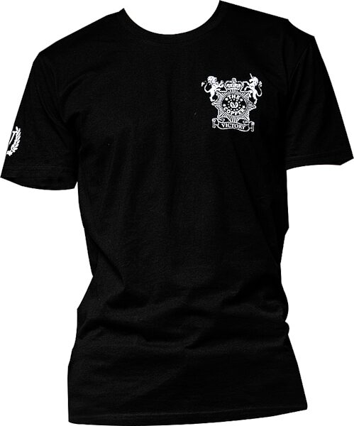 Victory Copper T-Shirt, Black with Small Logo, Small, Action Position Back