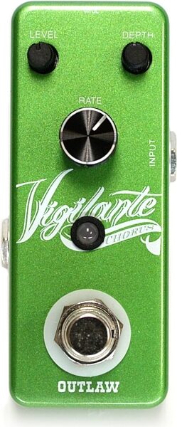 Outlaw Effects Vigilante Chorus Pedal, Action Position Front