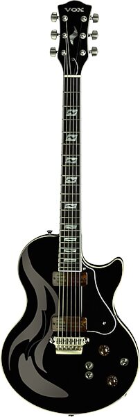 Vox Virage Single Cutaway Electric Guitar (with Case), Jet Black