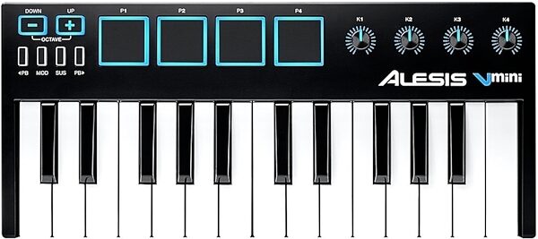Alesis V Mini USB MIDI Keyboard Controller, 25-Key, Main