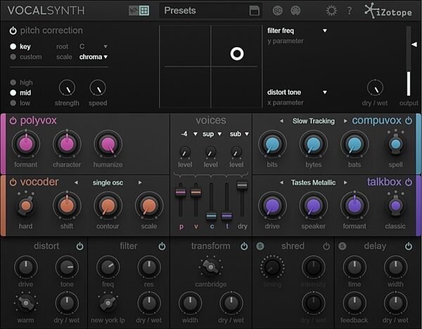 iZotope VocalSynth Vocal Effect and Harmony Plug-in, View 1