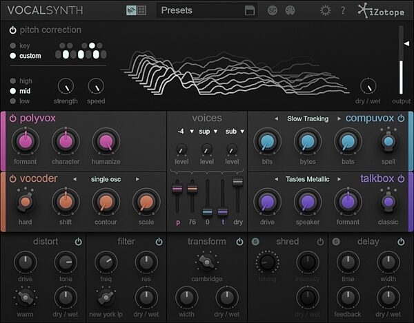 iZotope VocalSynth Vocal Effect and Harmony Plug-in, View 2