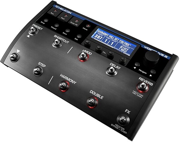 TC-Helicon VoiceLive 2 Vocal Floor Processor, Angle 2