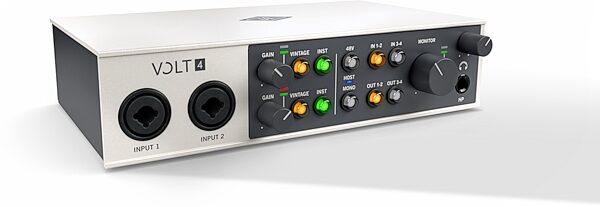 Universal Audio Volt 4 USB Audio Interface, New, Angled Front