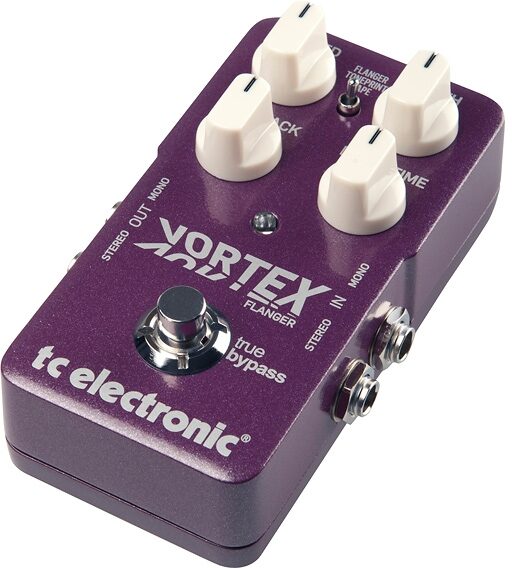 TC Electronic Vortex Flanger Pedal, Angle