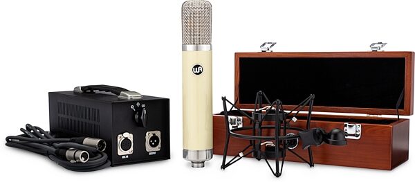 Warm Audio WA-251 Large-Diaphragm Tube Condenser Microphone, New, Main with all components Front