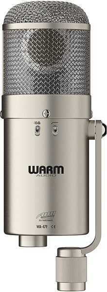 Warm Audio WA-47F Large-Diaphragm FET Condenser Microphone, New, Action Position Back