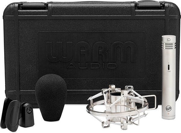 Warm Audio WA-84 Small-Diaphragm Condenser Microphone, Nickel, Detail Front