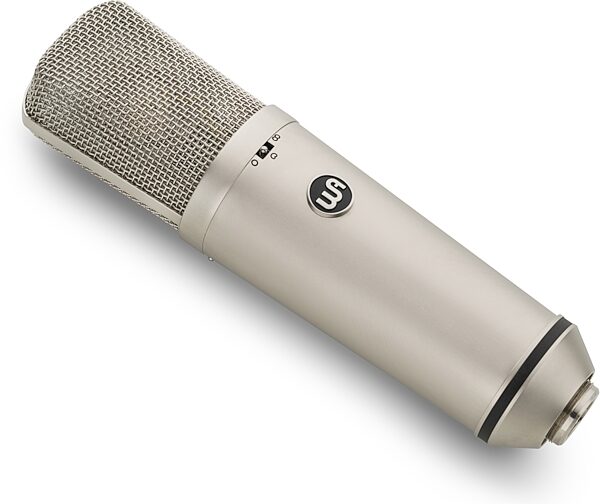 Warm Audio WA-87 R2 Large-Diaphragm Condenser Microphone, Nickel, Detail Front