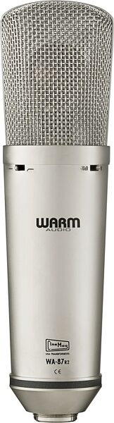 Warm Audio WA-87 R2 Large-Diaphragm Condenser Microphone, Nickel, Detail Back
