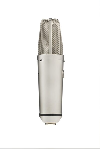 Warm Audio WA-87 R2 Large-Diaphragm Condenser Microphone, Nickel, Detail Side