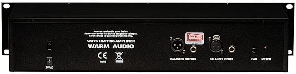 Warm Audio WA76 Limiting Amplifier Discrete Compressor, New, Rear
