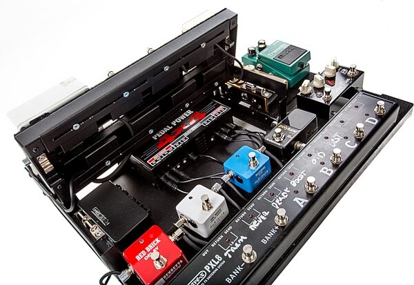 Waggi W20 Guitar Pedalboard, Action Position Back