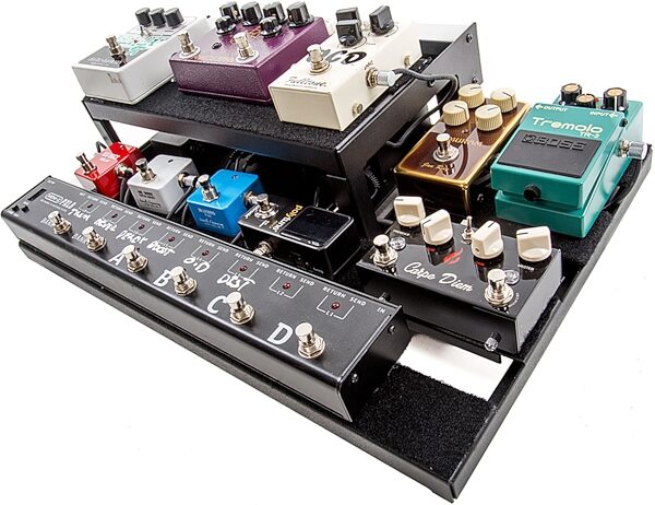 Waggi W20 Guitar Pedalboard, Action Position Back