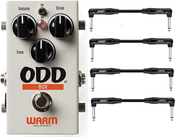 Warm Audio ODD Box v1 Overdrive Pedal, With Patch Cables, Main