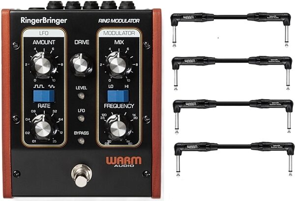 Warm Audio RingerBringer Analog Ring Modulation Pedal, With Patch Cables, Main