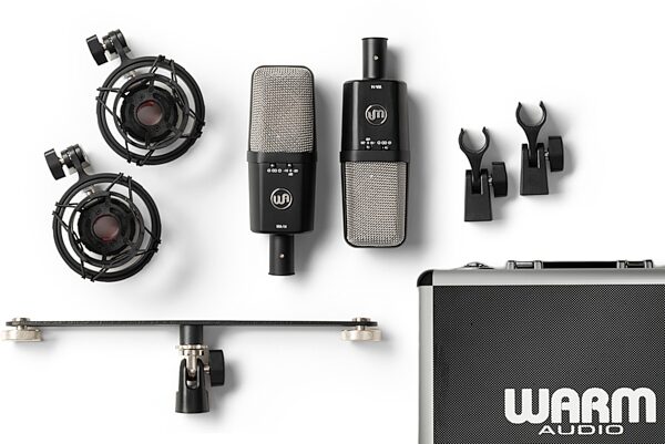 Warm Audio WA-14SP Large-Diaphragm Condenser Microphones Stereo Matched Pair, New, Action Position Back