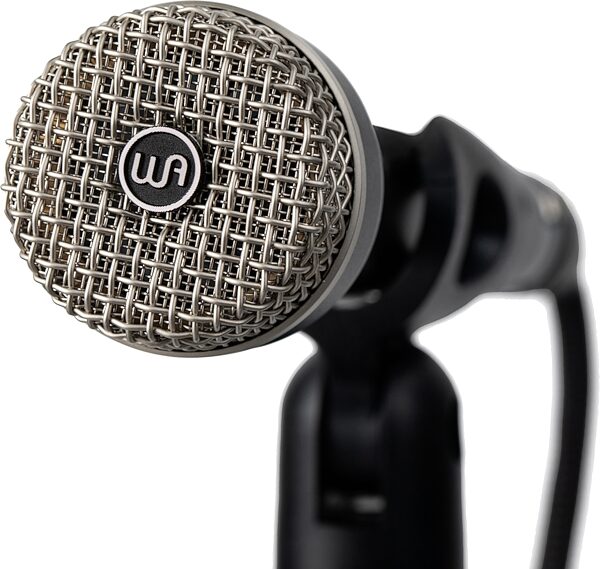 Warm Audio WA-19B Dynamic Studio Microphone, Black, Action Position Back