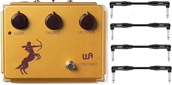 Warm Audio Centavo Professional Overdrive Pedal, With Patch Cables, Main