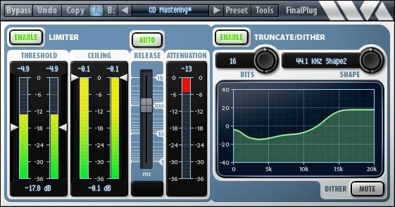 Wave Arts FinalPlug 6 Audio Plug-in Software, Digital Download, Screenshot Front