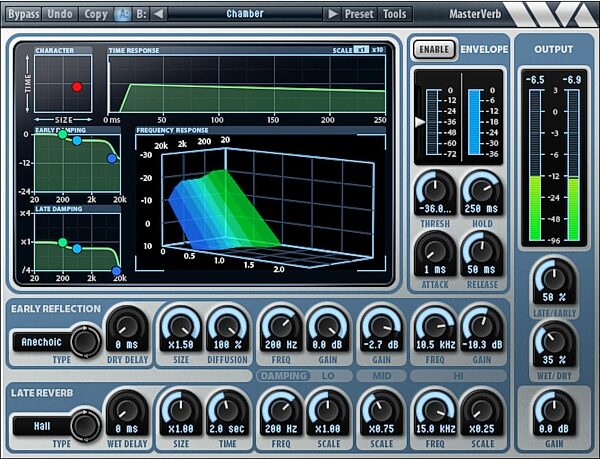 Wave Arts MasterVerb 6 Audio Plug-in Software, Digital Download, Rear detail Front