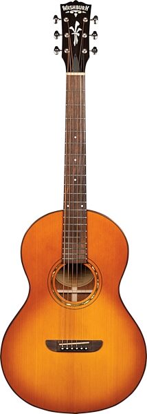 Washburn Timeless Parlor Acoustic Guitar (with Case), Main