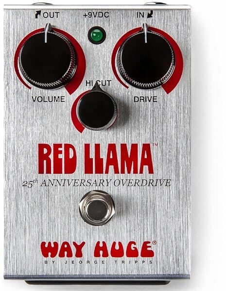 Way Huge Red Llama 25th Anniversary Overdrive Pedal, Main
