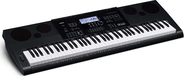 Casio WK-6600 Electronic Keyboard, 76-Key, New, Angle