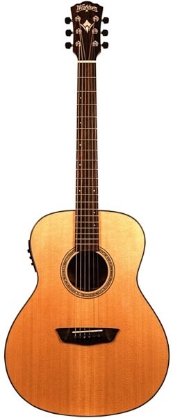 Washburn Woodline Series Orchestra Acoustic-Electric Guitar (with Case), Main