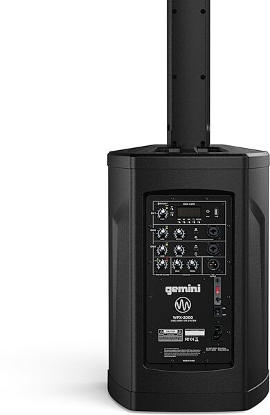 Gemini WPX-2000 PA System, New, Action Position Back