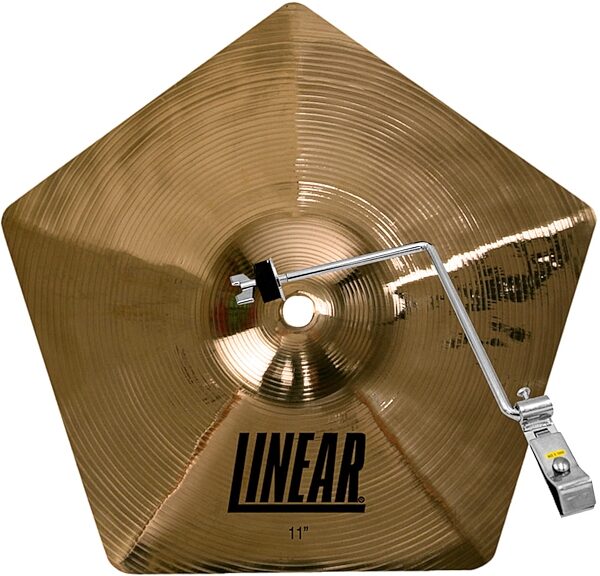 Wuhan Linear Splash Cymbal, 11 inch, with Cardinal Percussion CYH Cymbal Arm Clamp, pack