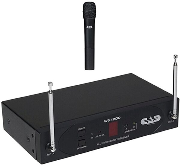 CAD Audio StagePass WX1200 VHF Handheld Wireless Microphone System, Main