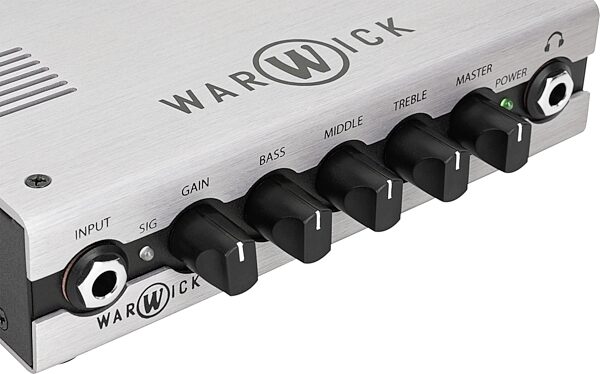 Warwick Gnome Pocket Bass Amplifier, 200 Watt, Action Position Back