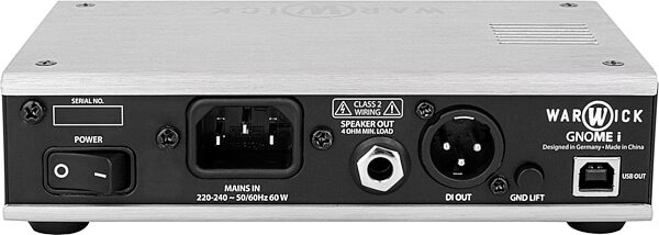 Warwick Gnome i Bass Amplifier and USB Interface, Action Position Front