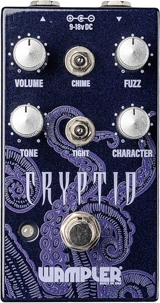 Wampler Cryptid Fuzz Pedal, New, Action Position Back