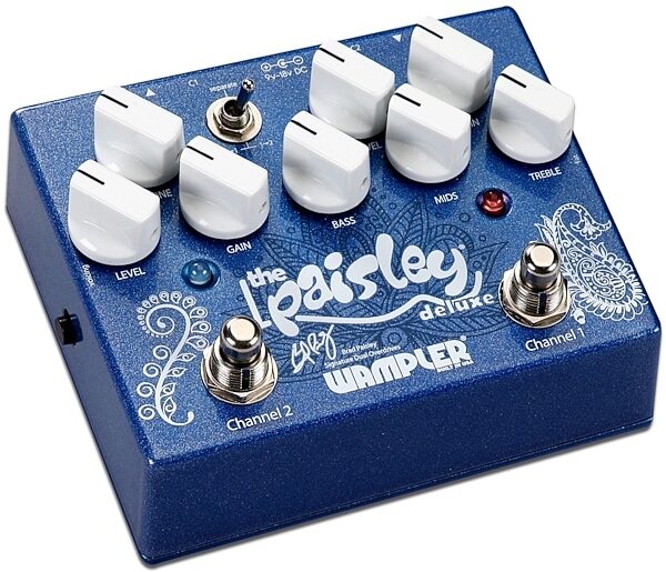 Wampler Paisley Drive Deluxe Dual Overdrive Pedal, New, ve