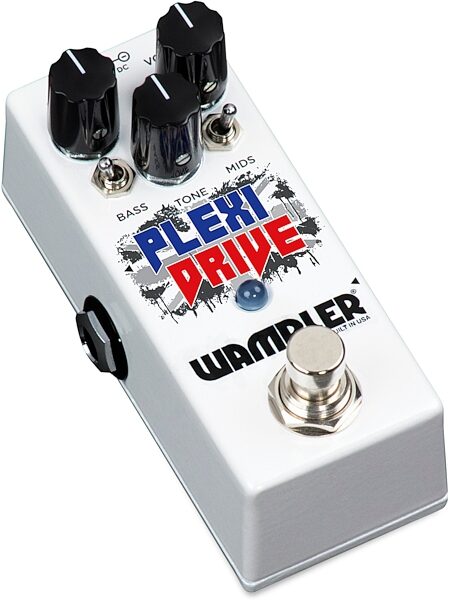 Wampler Plexi-Drive Mini Overdrive Pedal, Warehouse Resealed, Angled Front