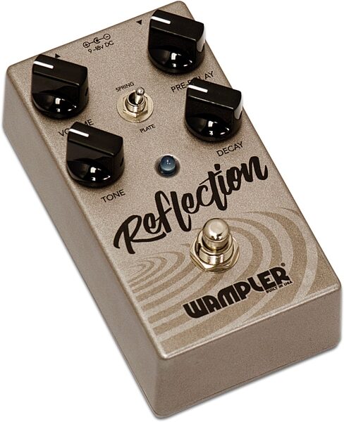 Wampler Reflection Reverb Pedal, Angled Front
