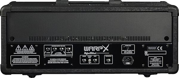 Hughes and Kettner Warp X Guitar Amplifier Head (120 Watts), Rear
