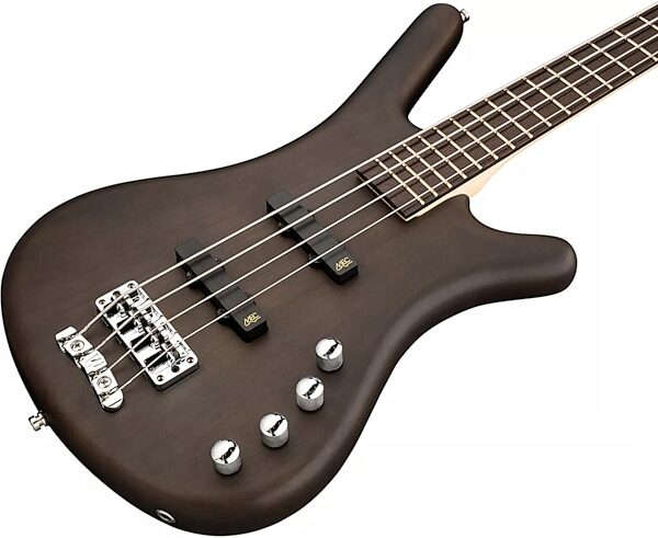 Warwick RockBass Corvette Basic 4 Active Electric Bass, Black, Action Position Back
