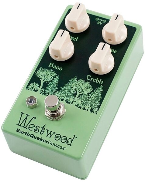 EarthQuaker Devices Westwood Translucent Overdrive Pedal, Green, ve