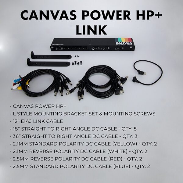 Walrus Audio Canvas Power HP Plus Link, New, Action Position Back
